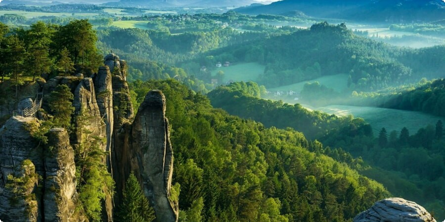 Parc national de la Suisse saxonne: votre porte d'entrée vers les merveilles naturelles