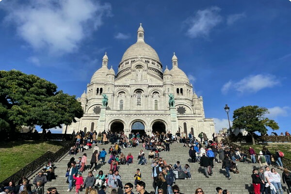 Basilikan i Montmartre Frankrike