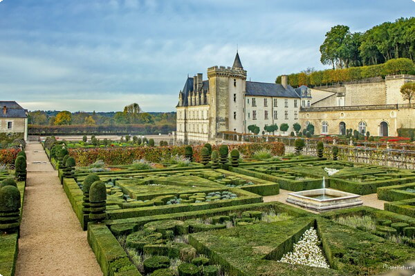 Chateau de Villandry Frankrike