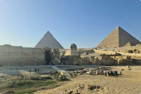 Piramidi di Giza in Egitto